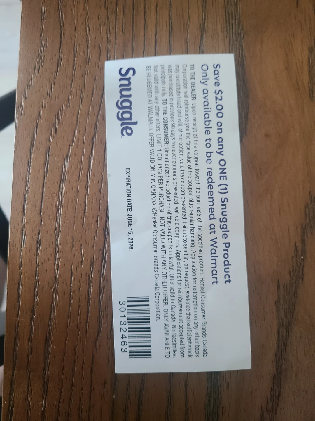 $2.00 off Snuggle Product Coupon - photo 2