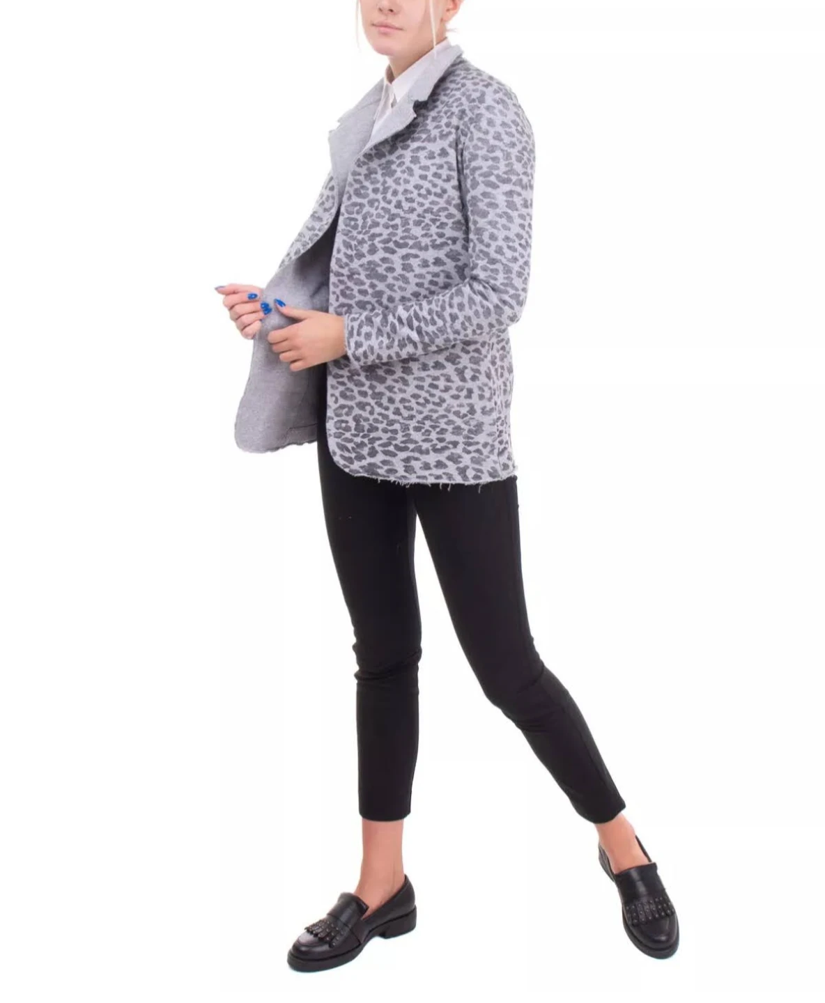 Grey Leopard Print Jacket - photo 2