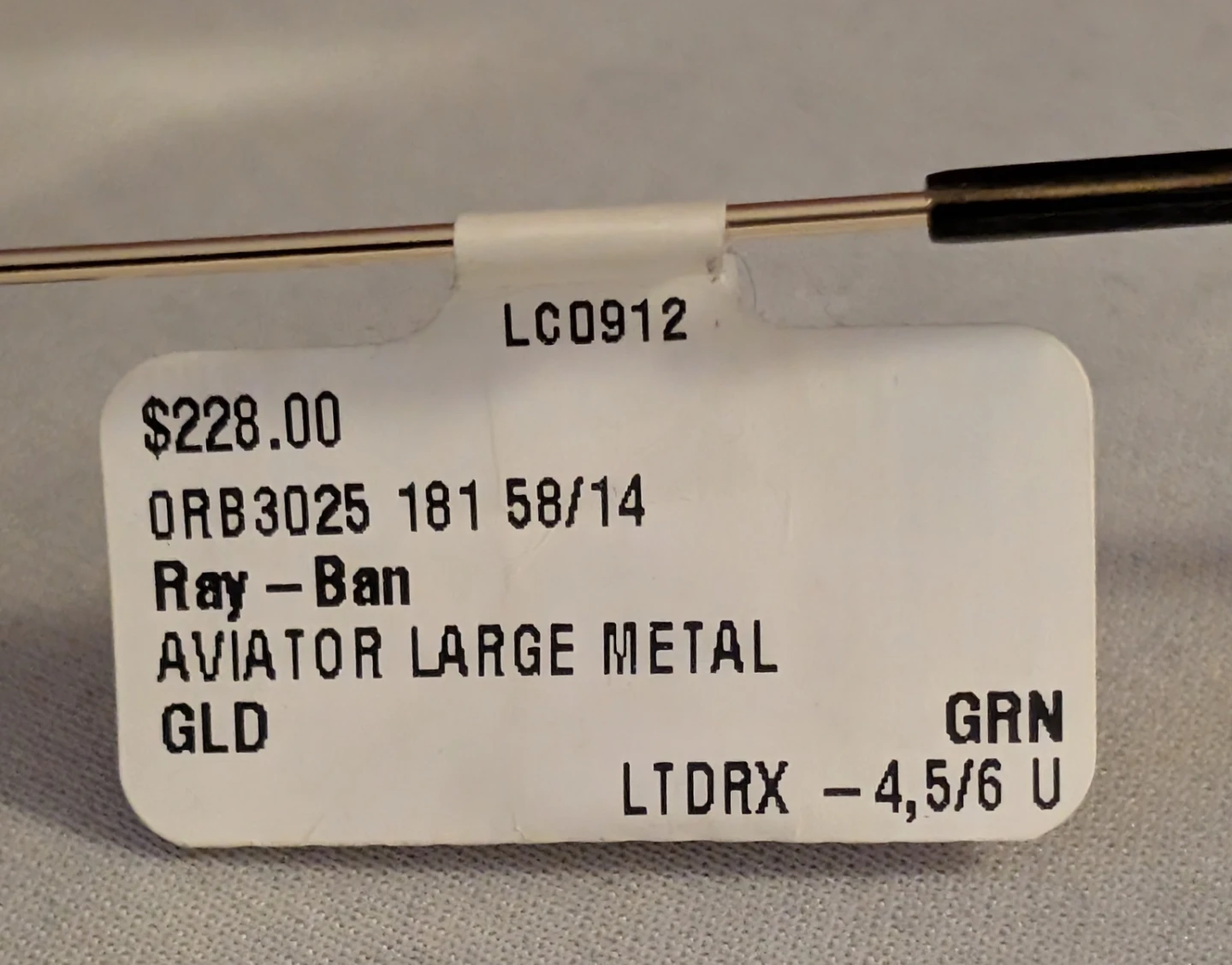 Ray-Ban Aviator Large Metal Sunglasses GLD - photo 4