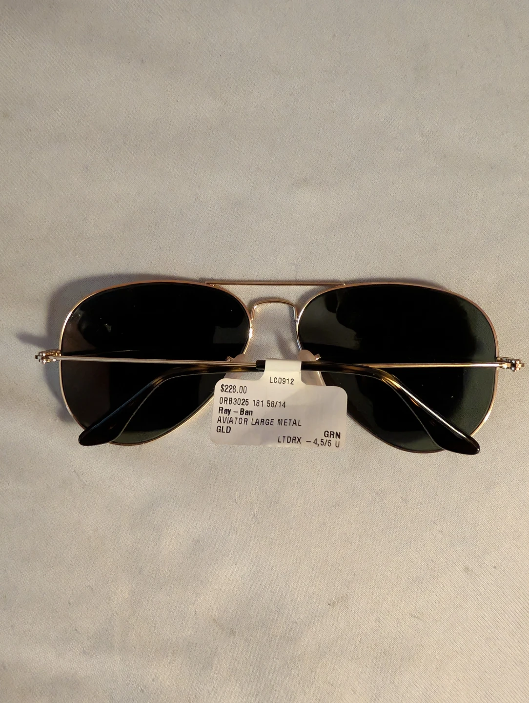 Ray-Ban Aviator Large Metal Sunglasses GLD - photo 5