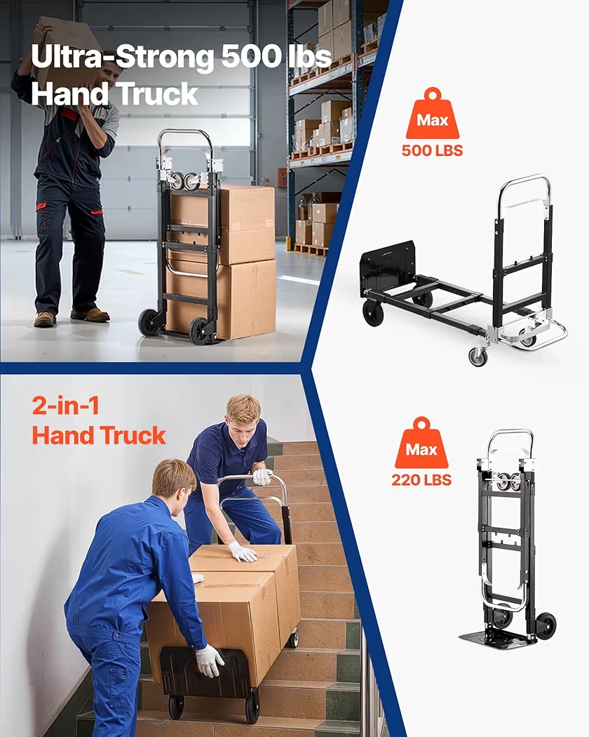 2-in-1 Folding Hand Truck