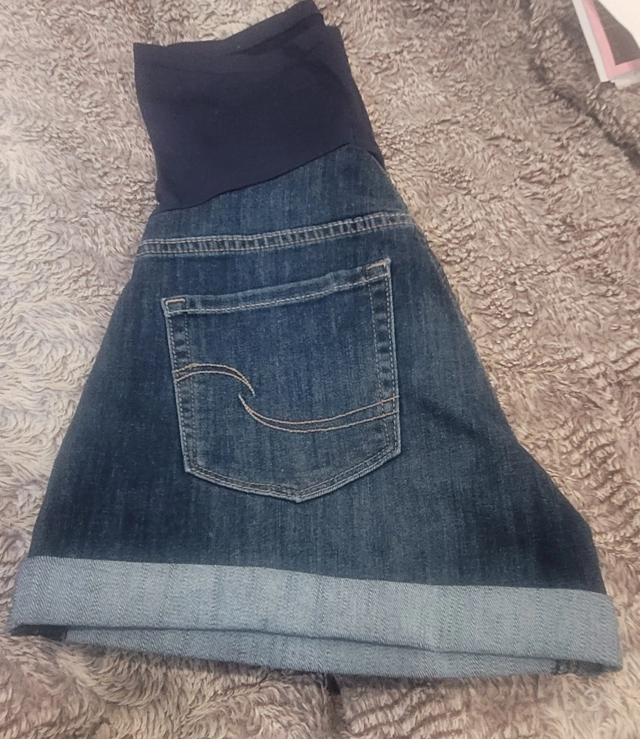 Maternity Denim Shorts