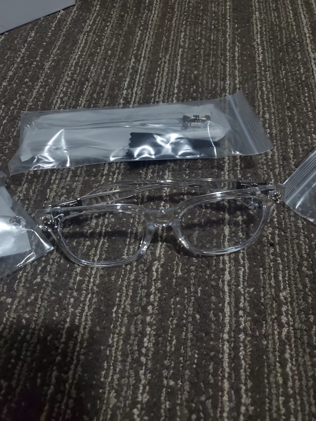 Chrome Hearts Clear Eyeglasses white edition