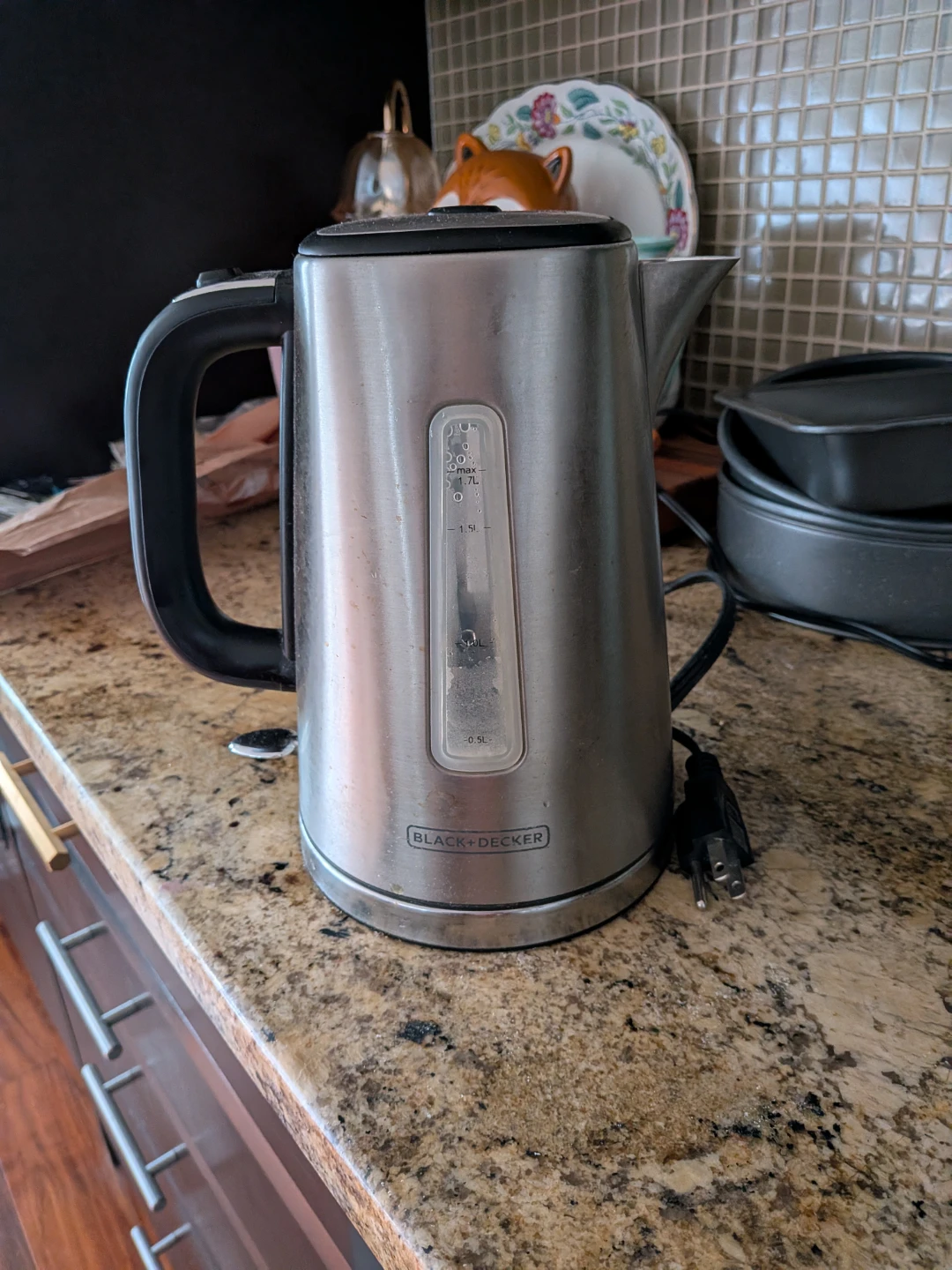 Black+Decker Stainless Steel Electric Kettle