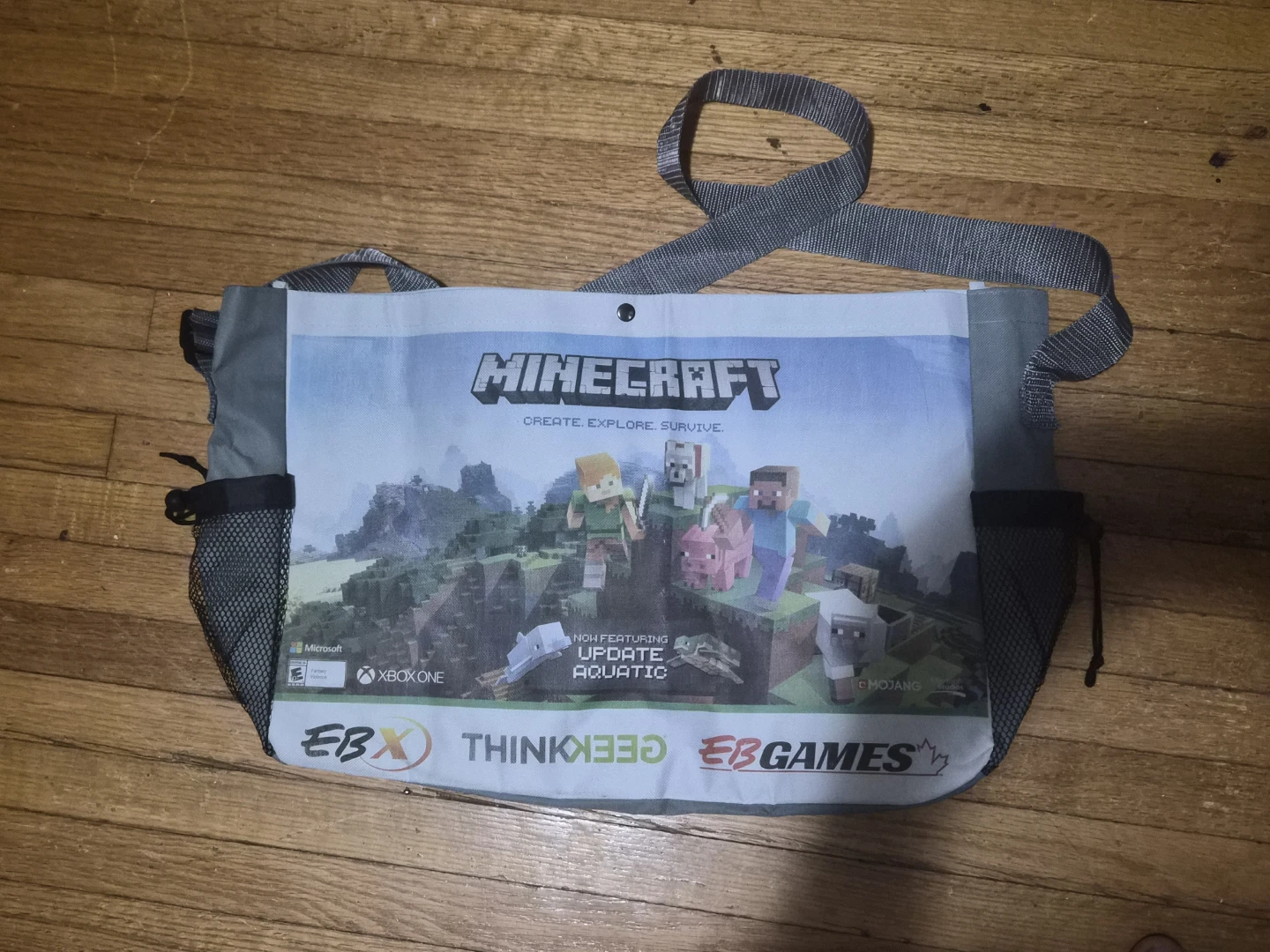 Minecraft and Funko Pop Messenger Bag