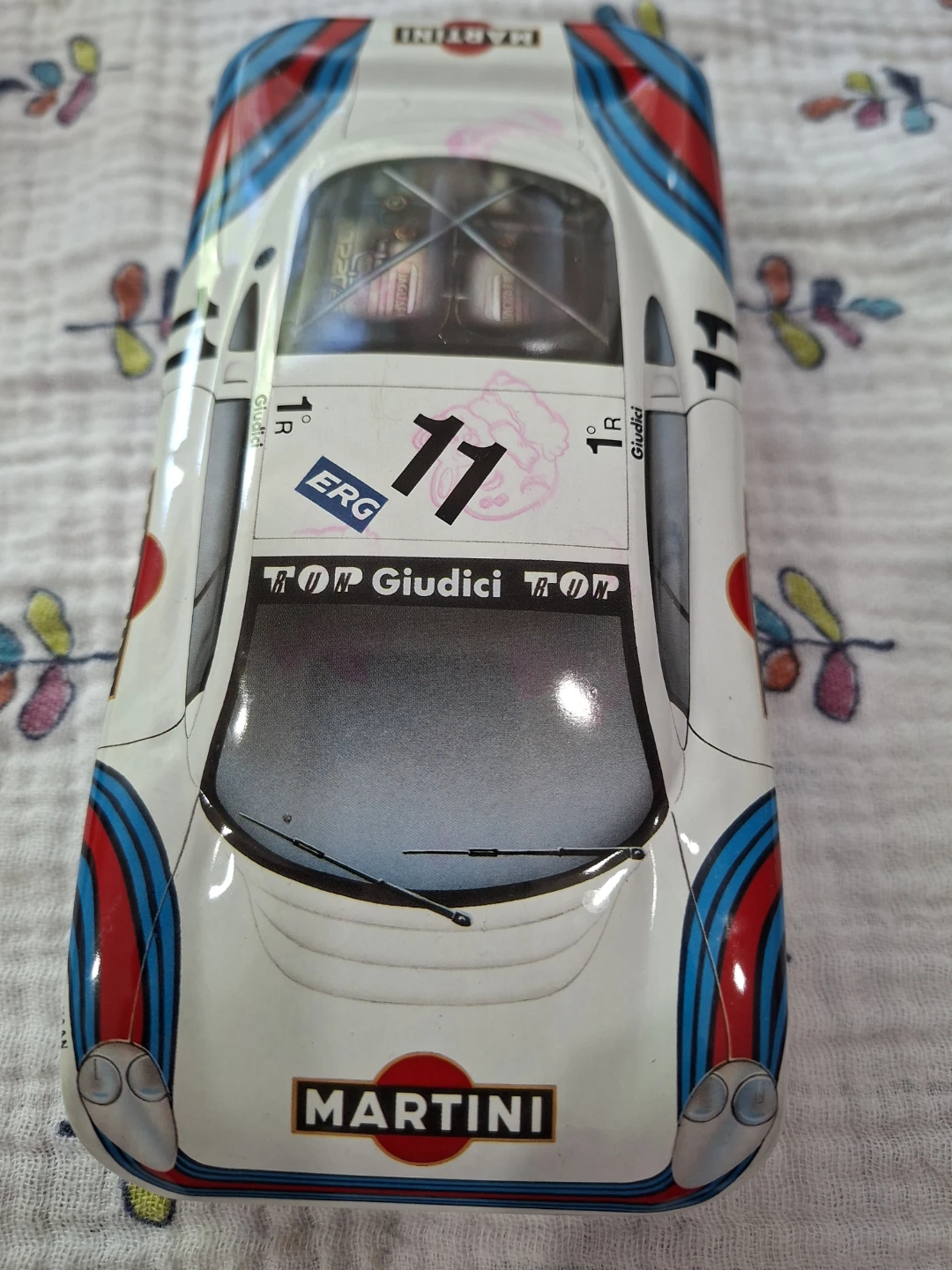 Martini Racing Jaguar XJ220 Tin Plate Pencil Case 1995 - photo 2