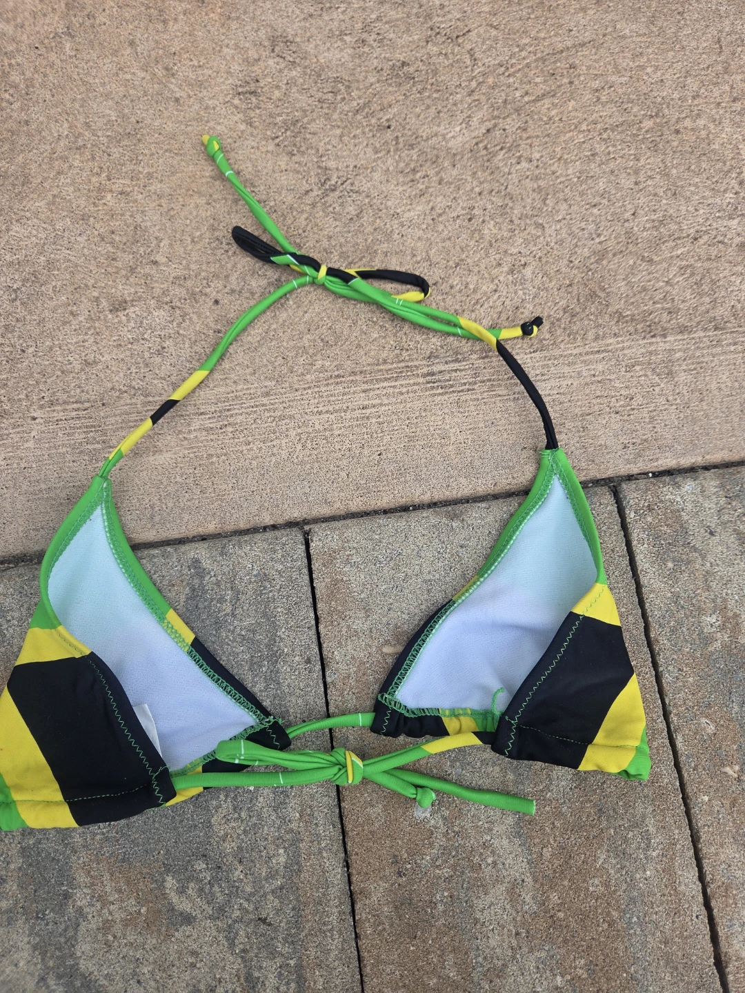Jamaica Flag Bikini Top - photo 2