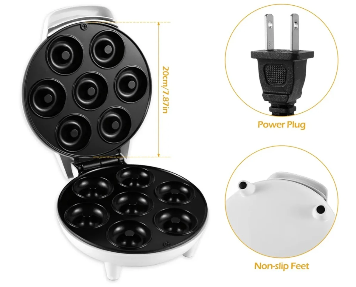 Brand New Mini Donut Maker - Makes 7 Donuts - photo 5