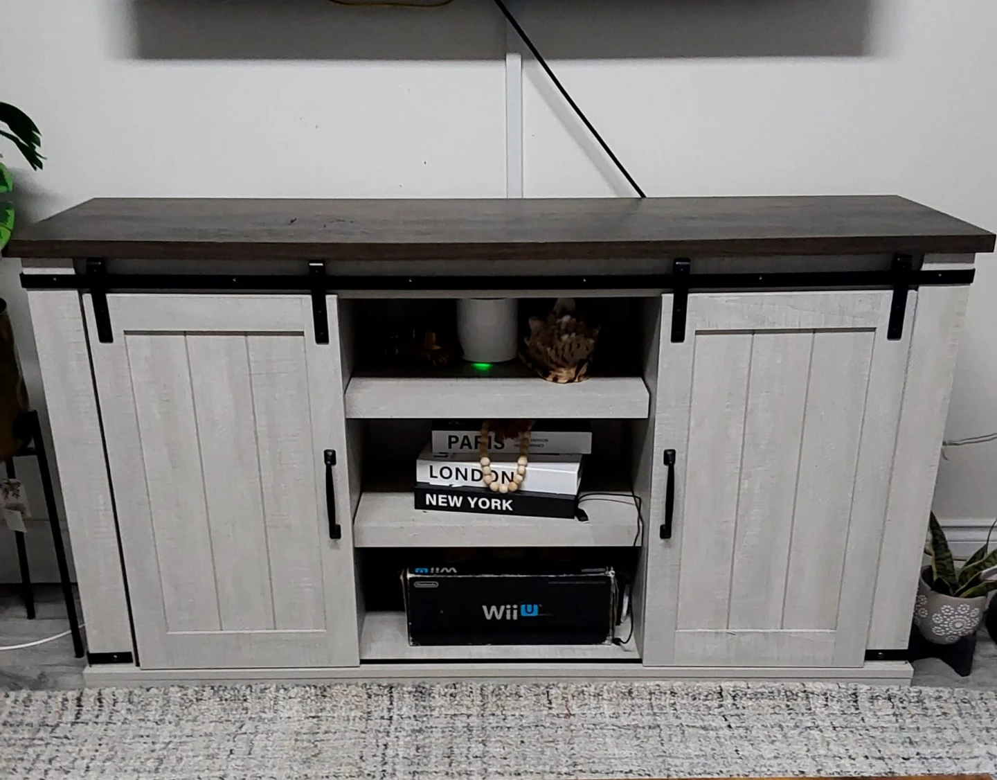 Farmhouse Barn Door TV Stand