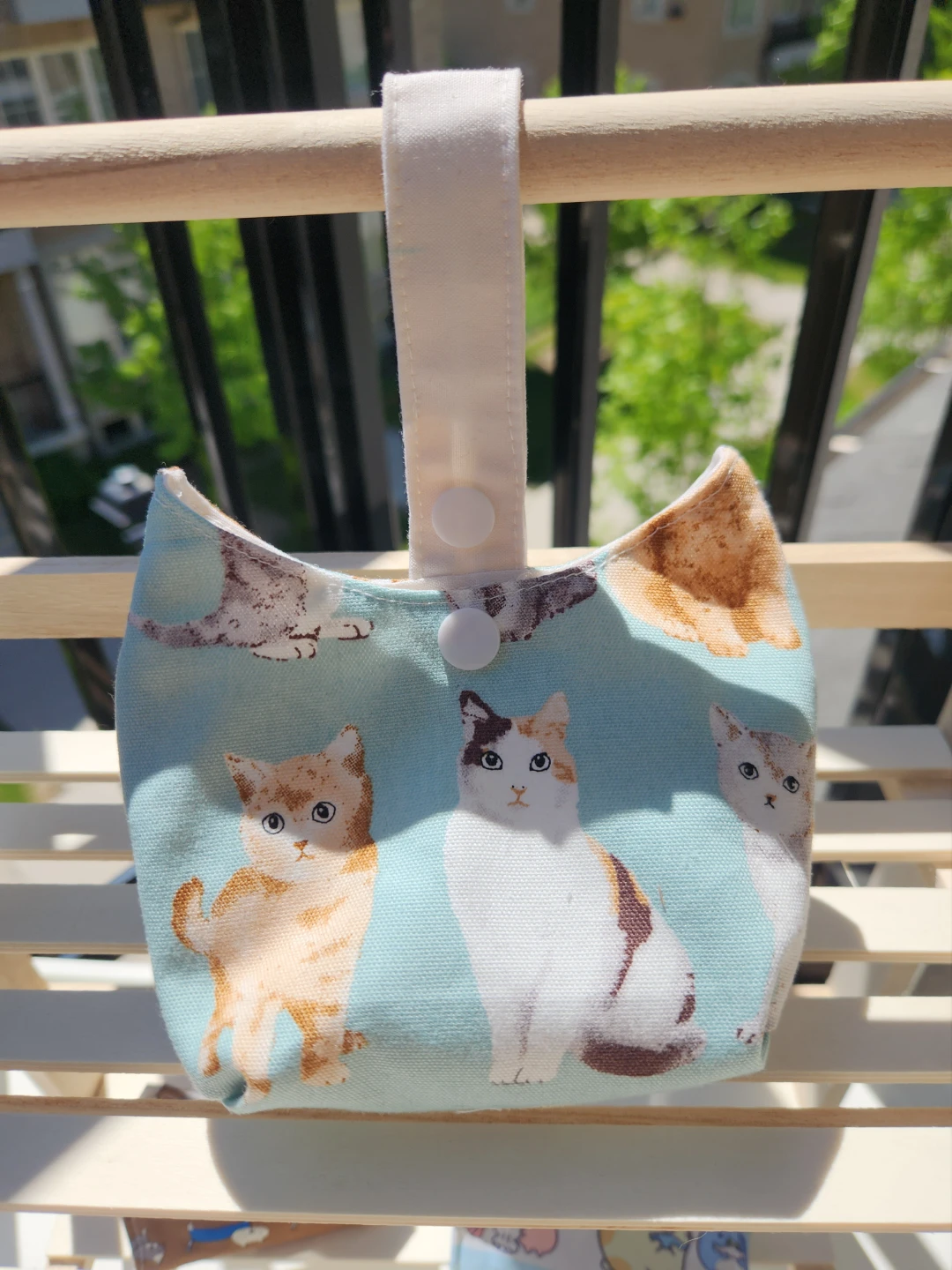 Cute Cat Print Drawstring Pouch - photo 3