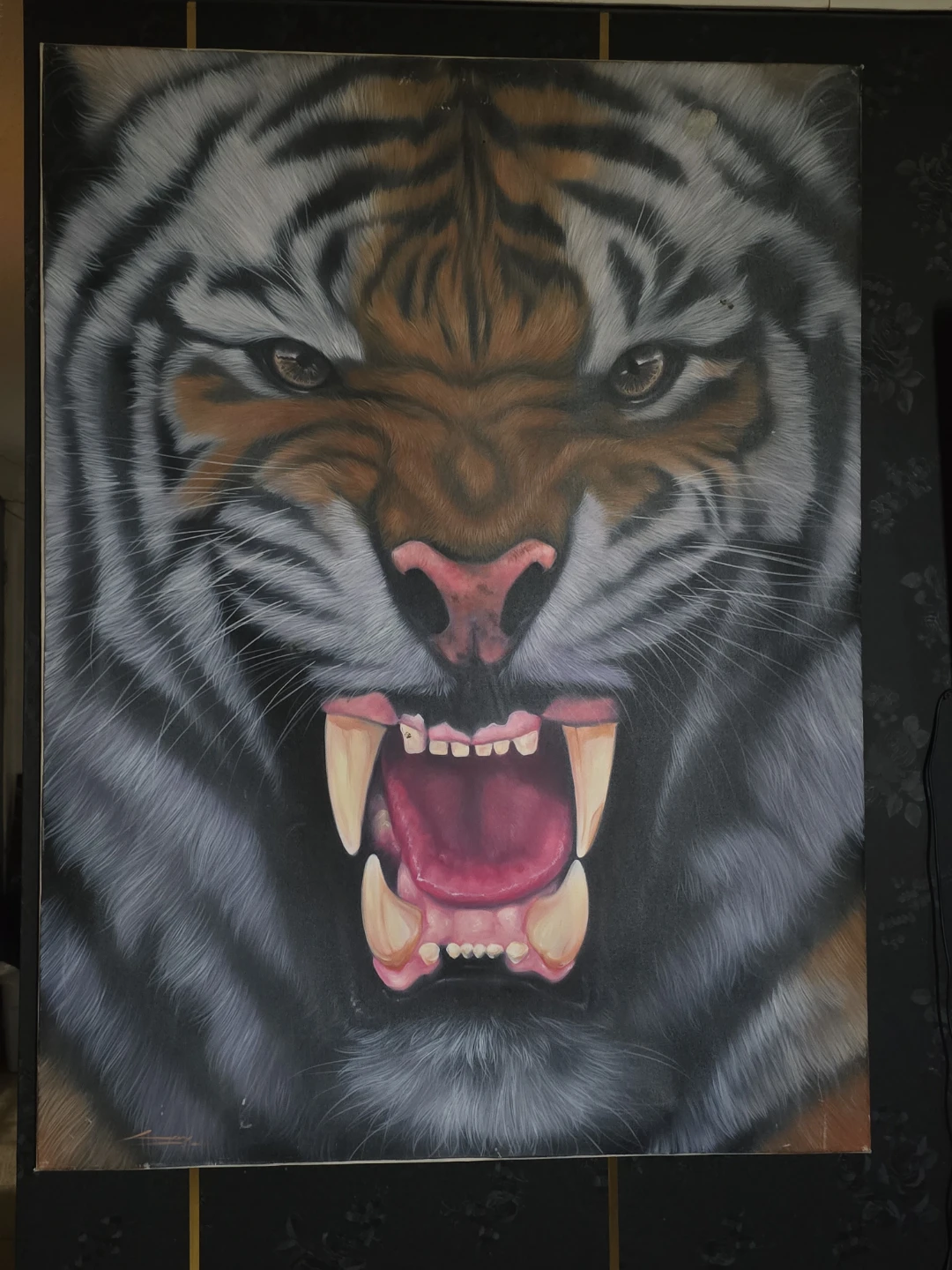 Original Roaring Tiger Painting