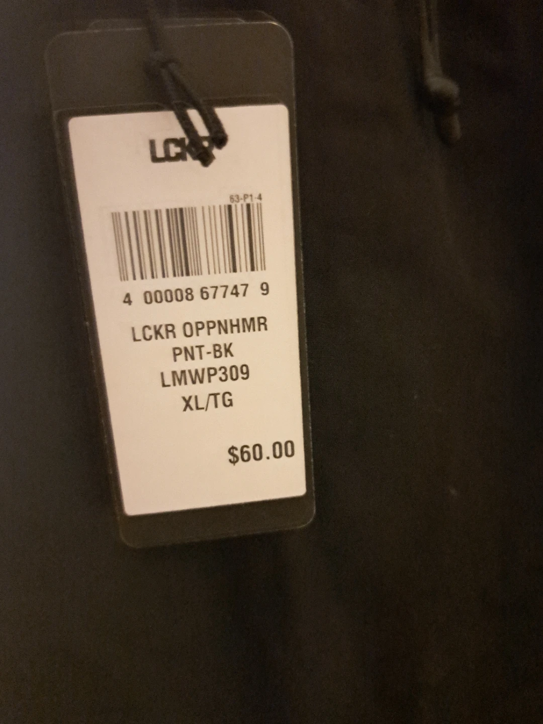LCKR Cargo Pants XL/TG Black