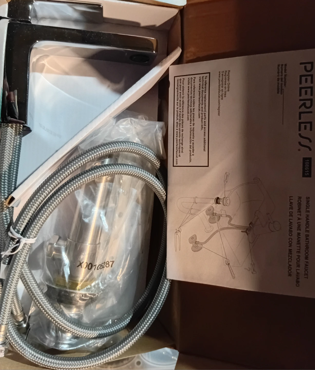 Peerless Xander Single-Handle Faucet with Metal Pop-Up - Chrome - photo 2