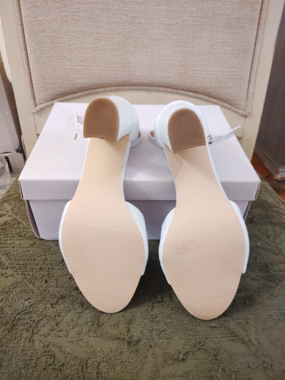 Madden Girl Women's BLENND Heeled Sandals Size 6.5 White - photo 3