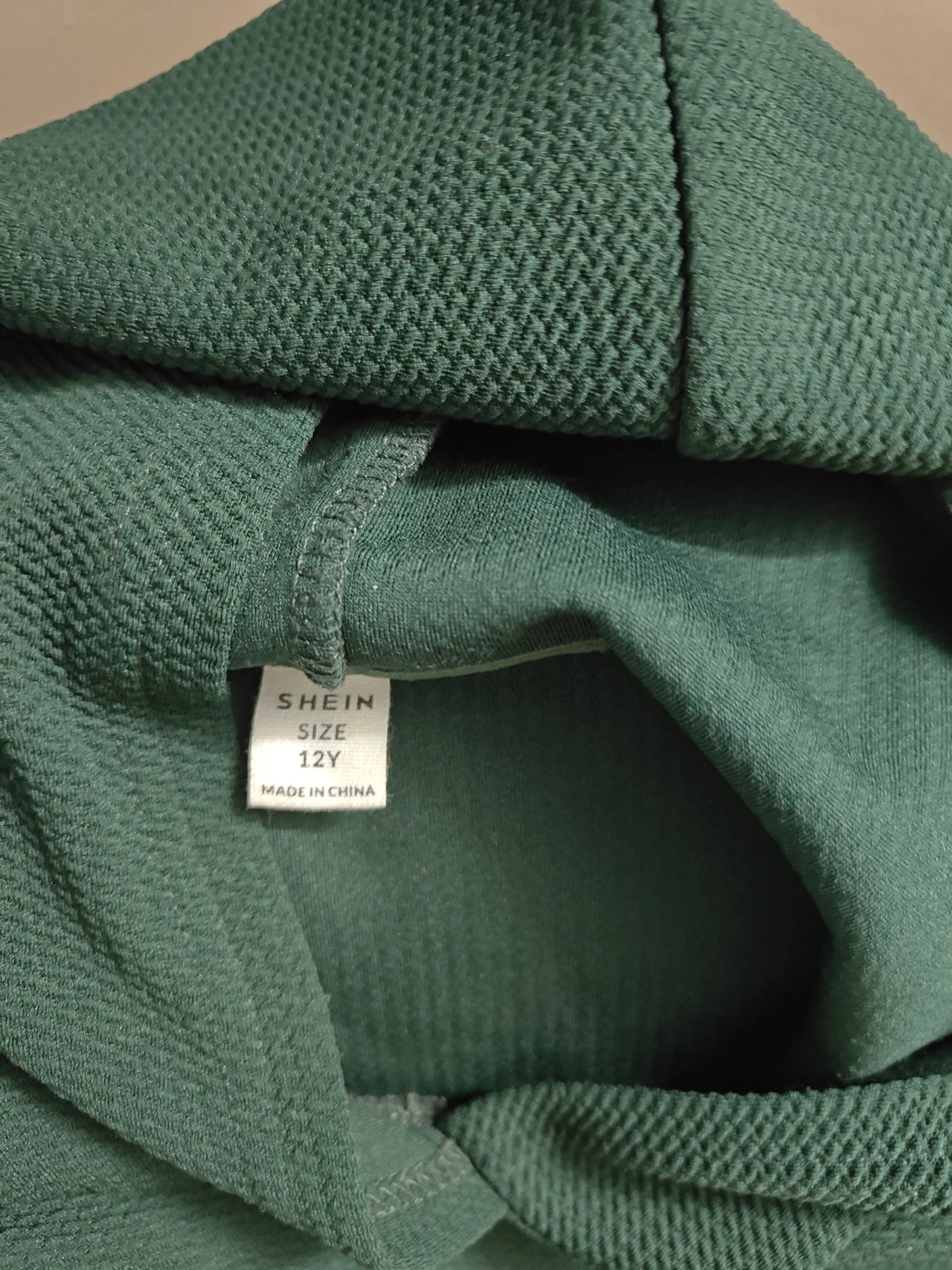 SHEIN Green Waffle Knit Tracksuit Size 12Y - photo 2