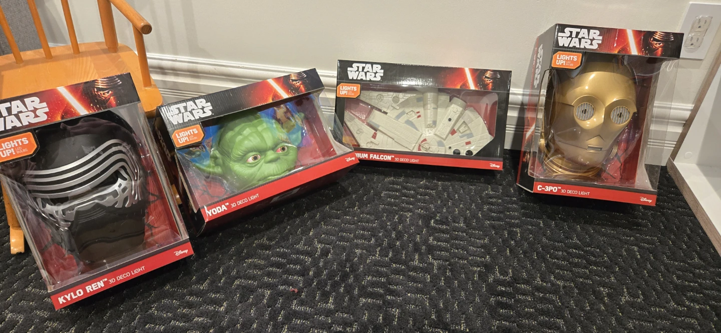 Star Wars 3D Deco Light set of 4