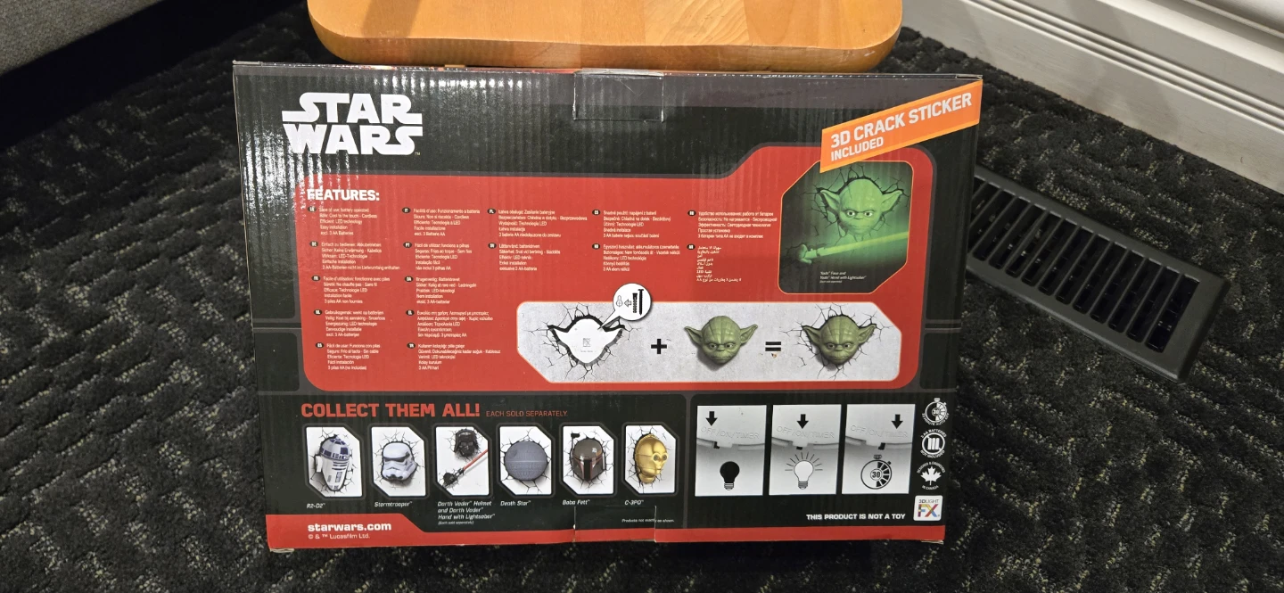 Star Wars 3D Deco Light set of 4 - photo 3