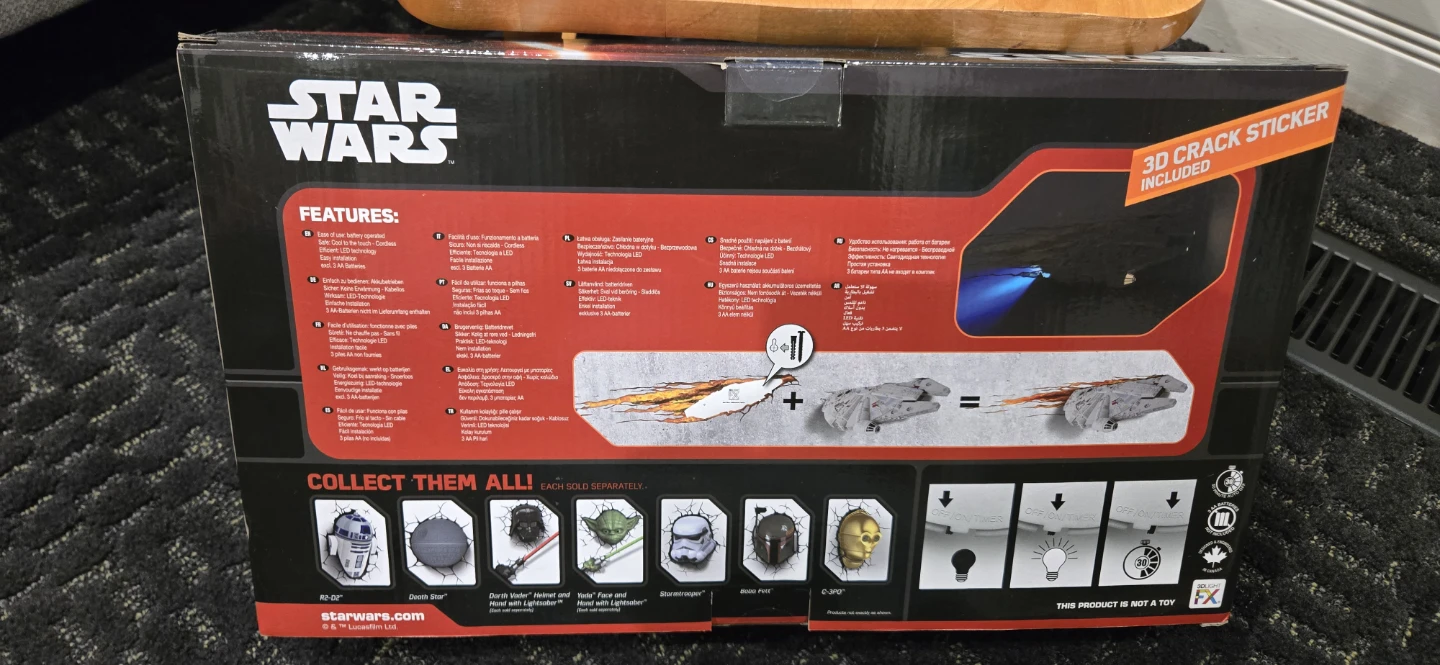 Star Wars 3D Deco Light set of 4 - photo 4