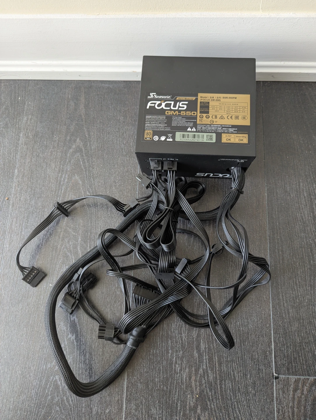 Seasonic FOCUS GM-550 550W 80+ Gold Power Supply