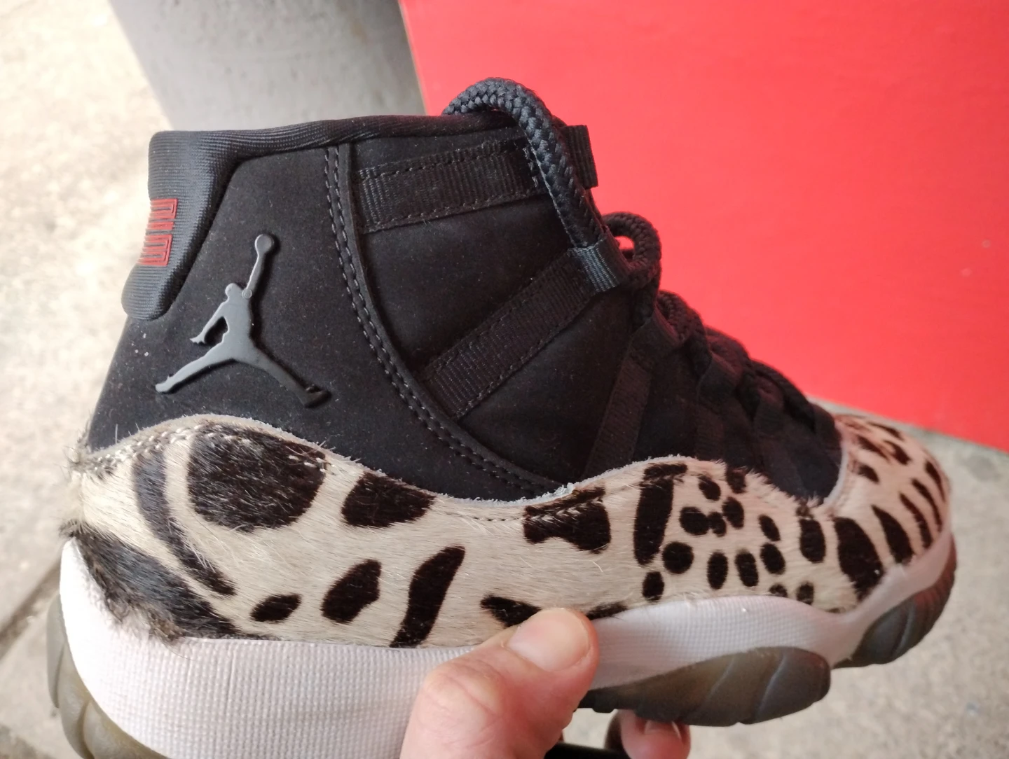 Jordan 11 "Leopard" Sneakers - photo 2