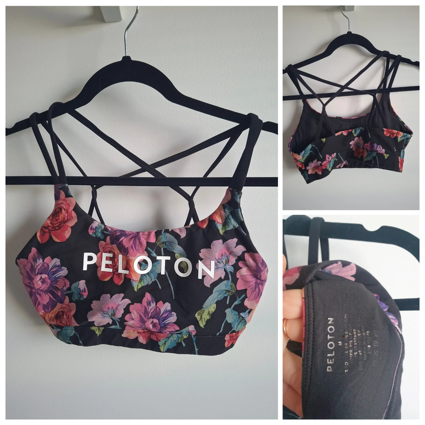 Peloton Floral Sports Bra (Medium)