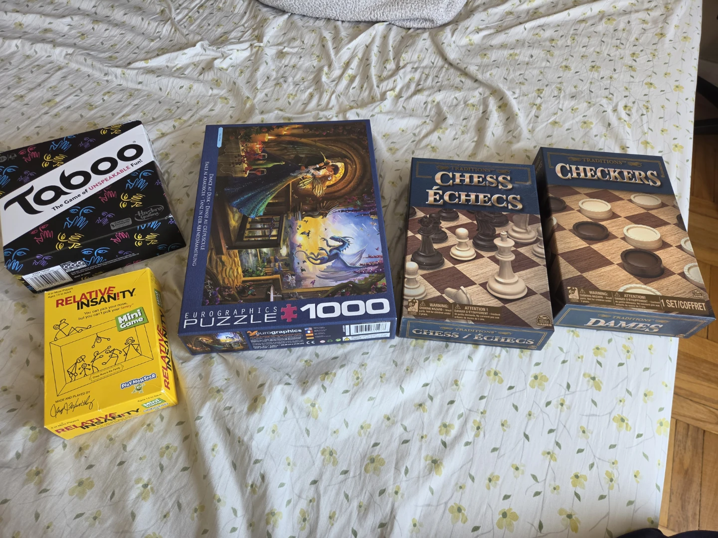 Assorted Board Games and Puzzles