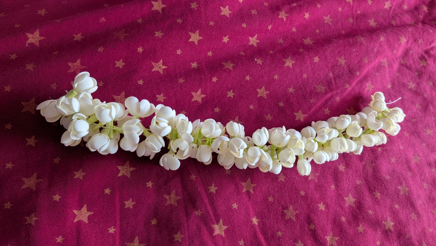 Artificial Jasmine Flower Garland - photo 4