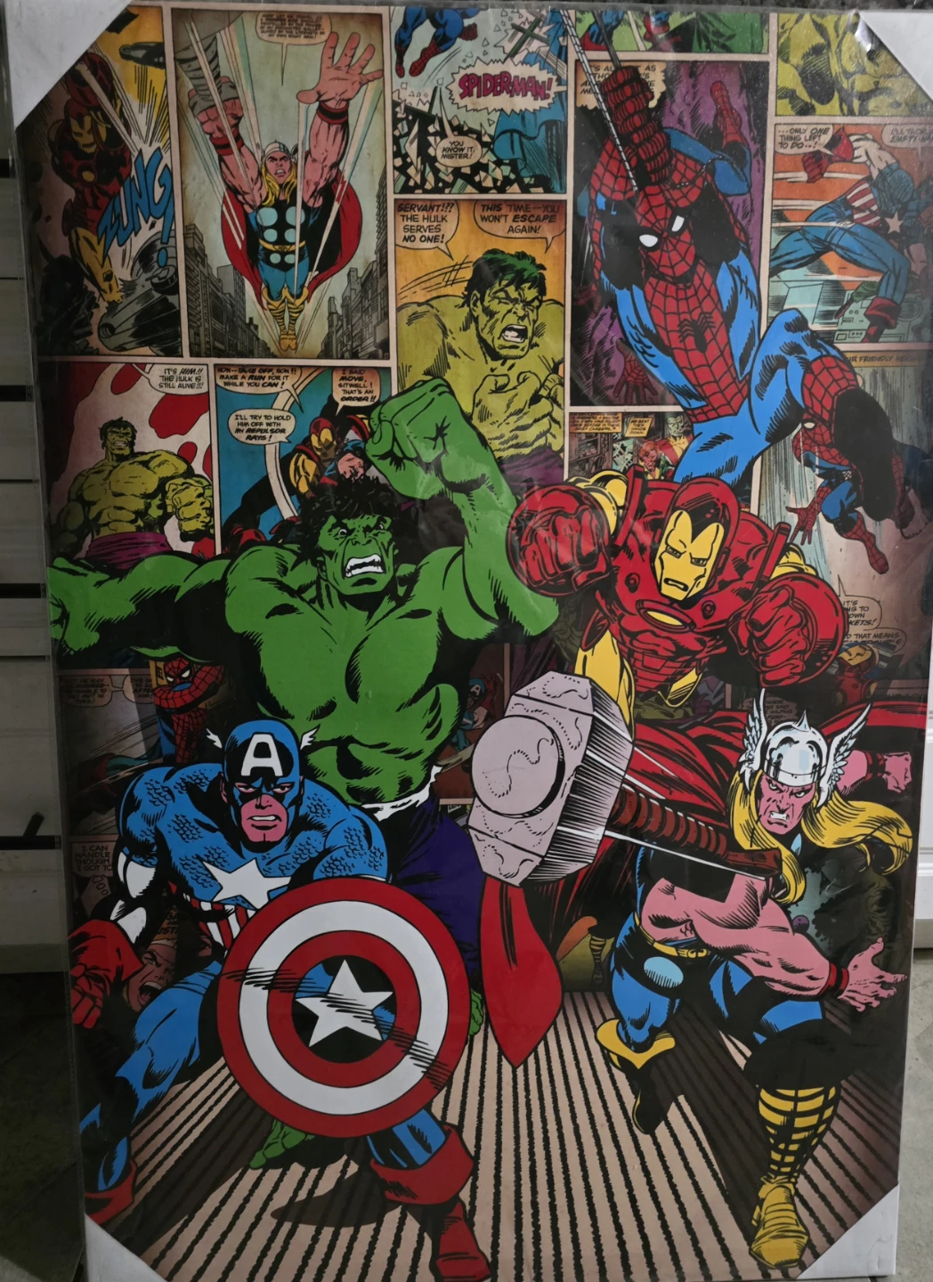 Marvel Comics Avengers Canvas Art