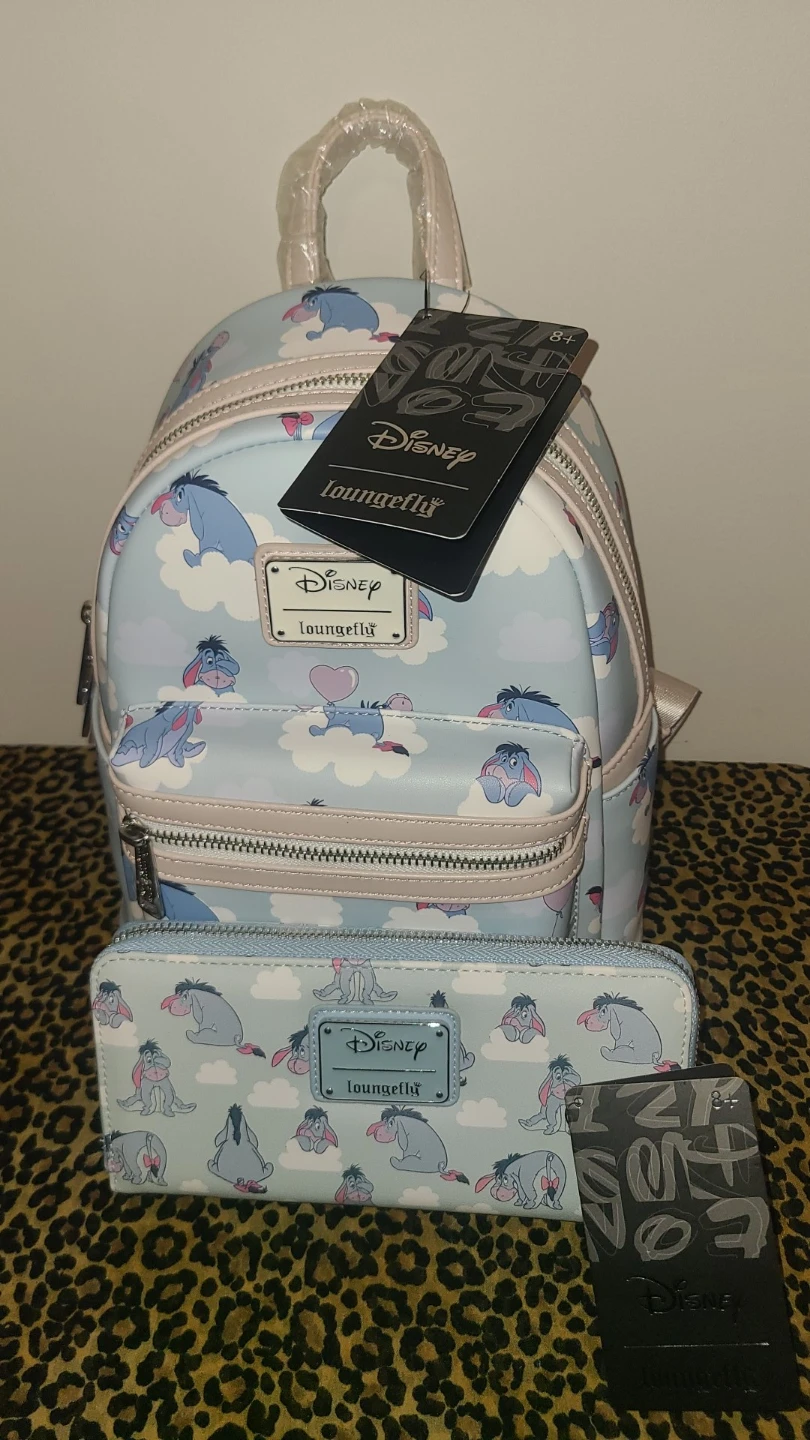 Loungefly Disney Eeyore Mini Backpack and Wallet Set - photo 2