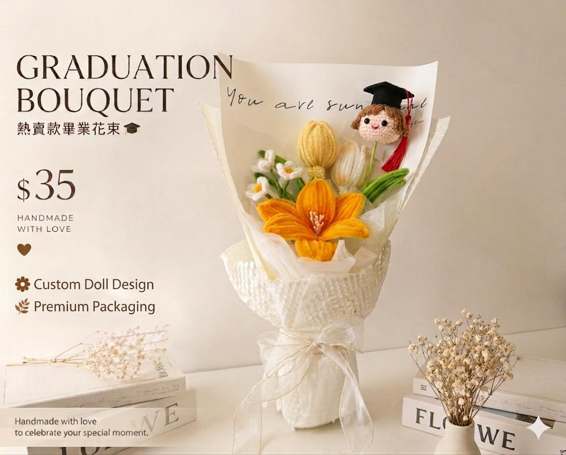 Handmade Graduation Bouquet