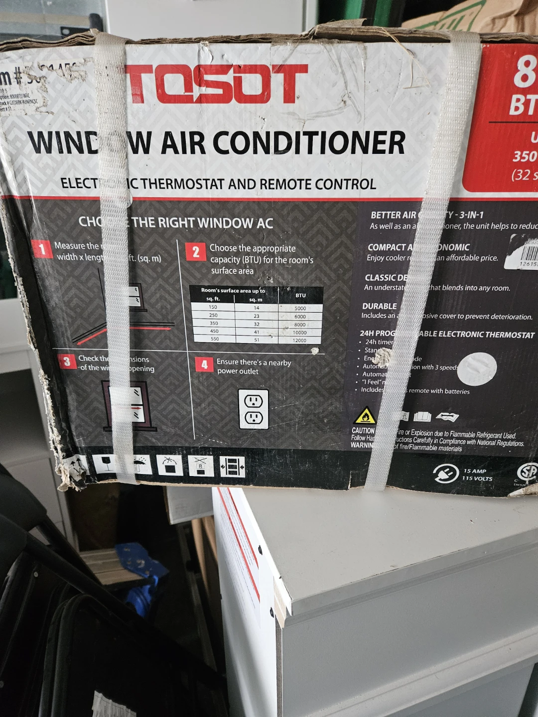 Tosot 8000 BTU Window Air Conditioner - photo 4