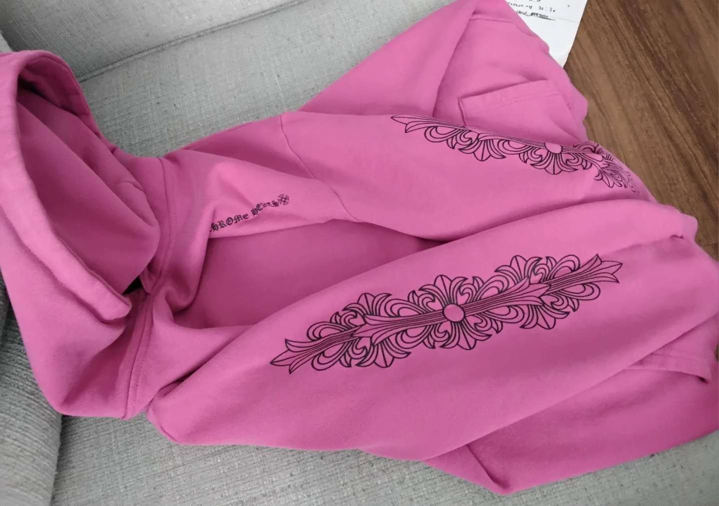 Chrome Hearts Pink Hoodie