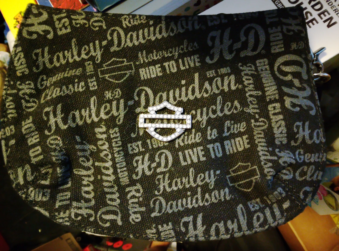 Harley Davidson Black Purse 🌱