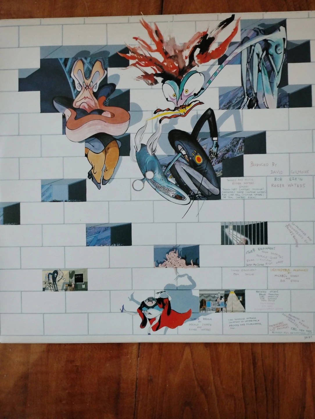 Pink Floyd The Wall 1979 Double Album - photo 2