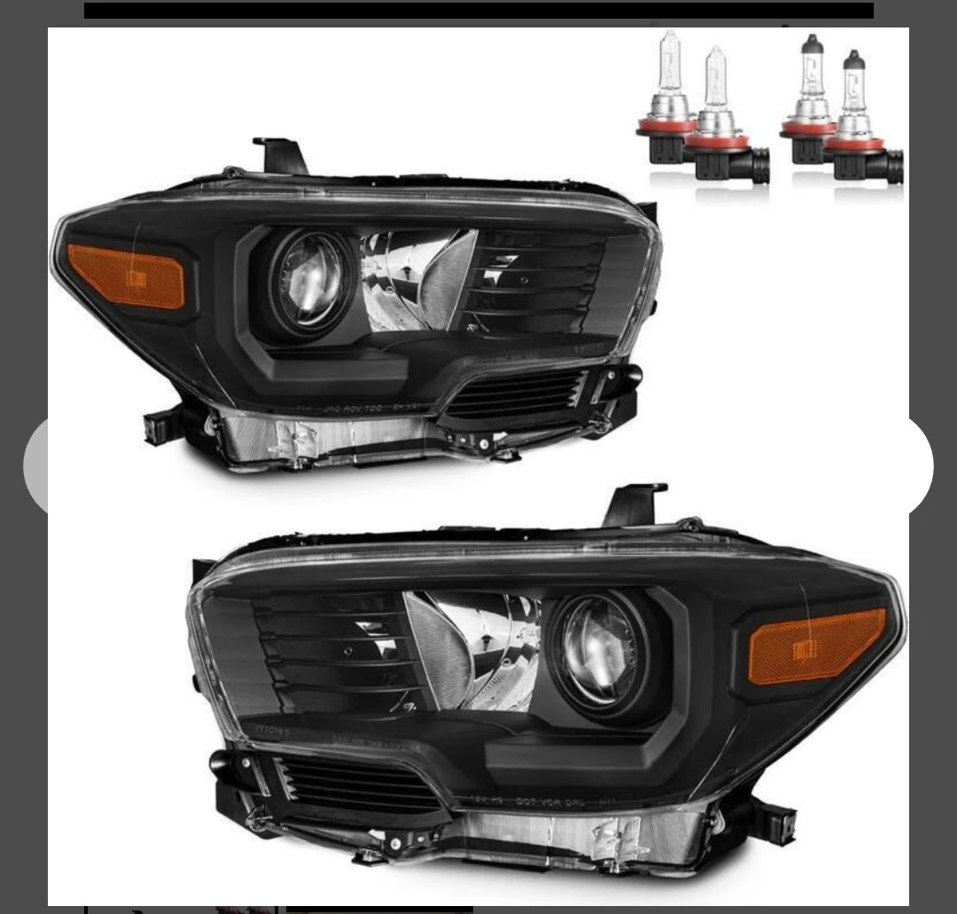 TOYOTA TACOMA HEADLIGHTS W/ BULBS (2016-23)