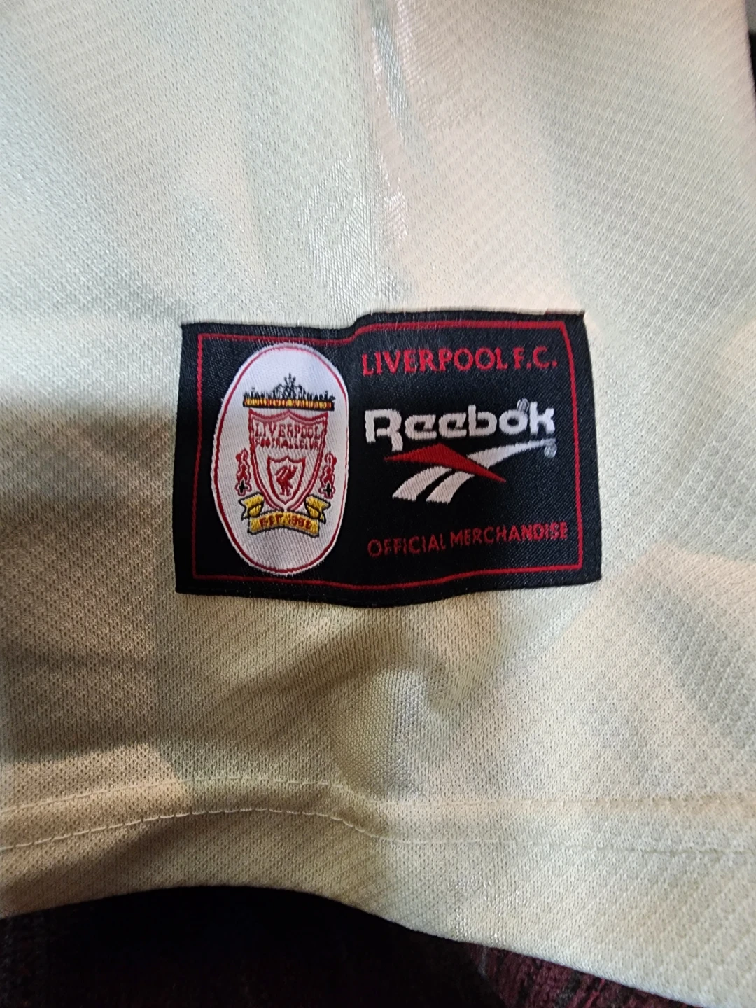 Reebok Liverpool FC Carlsberg Soccer Jersey - photo 3