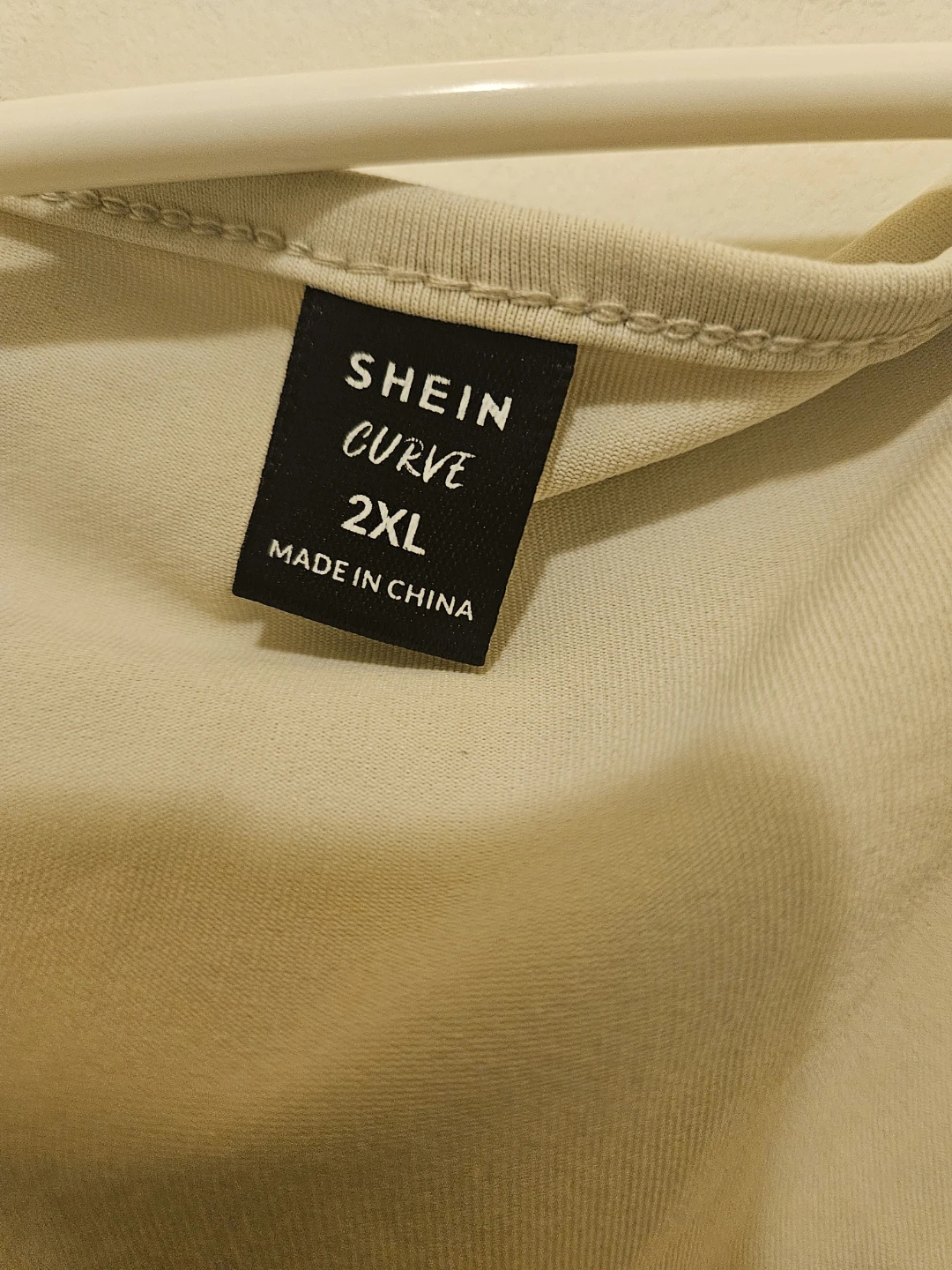 Shein Curve 2XL beige top - photo 3