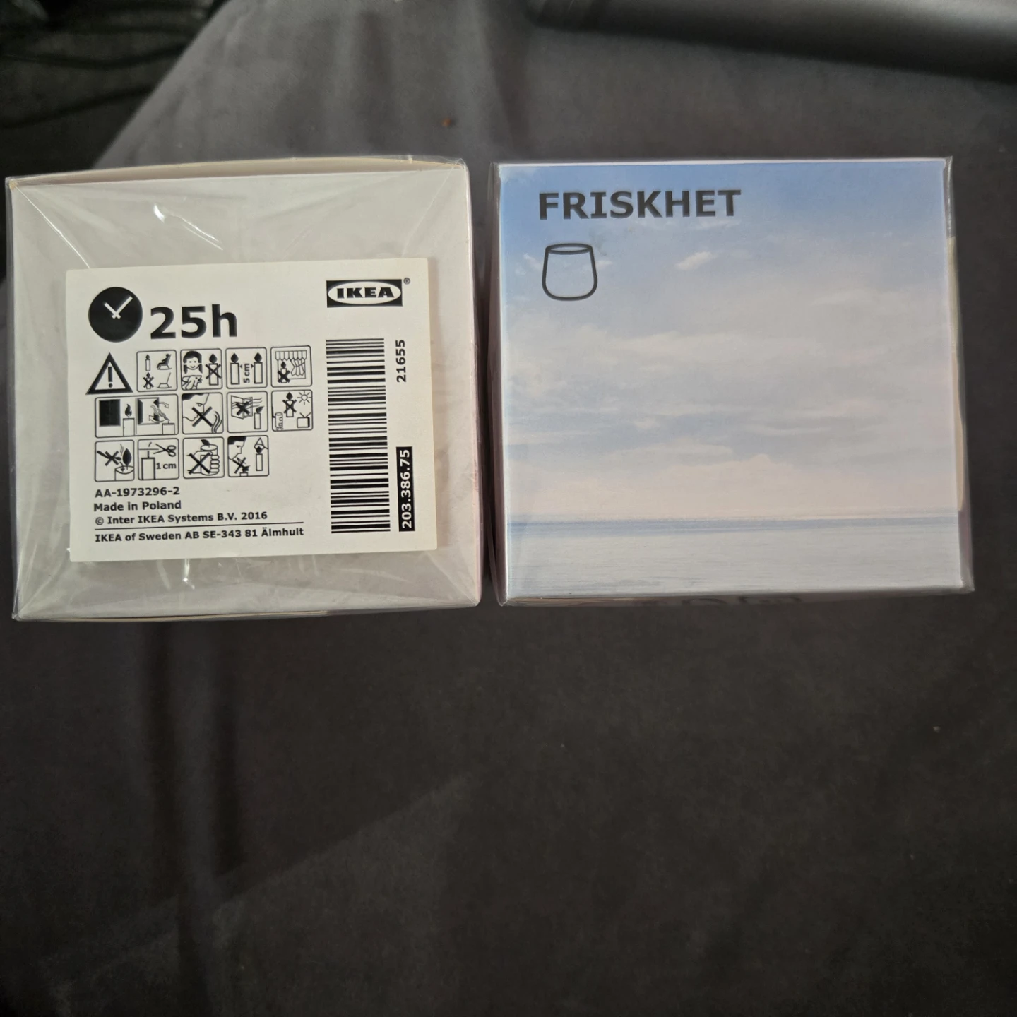 IKEA FRISKHET Scented Candles - Set of 2 - photo 2