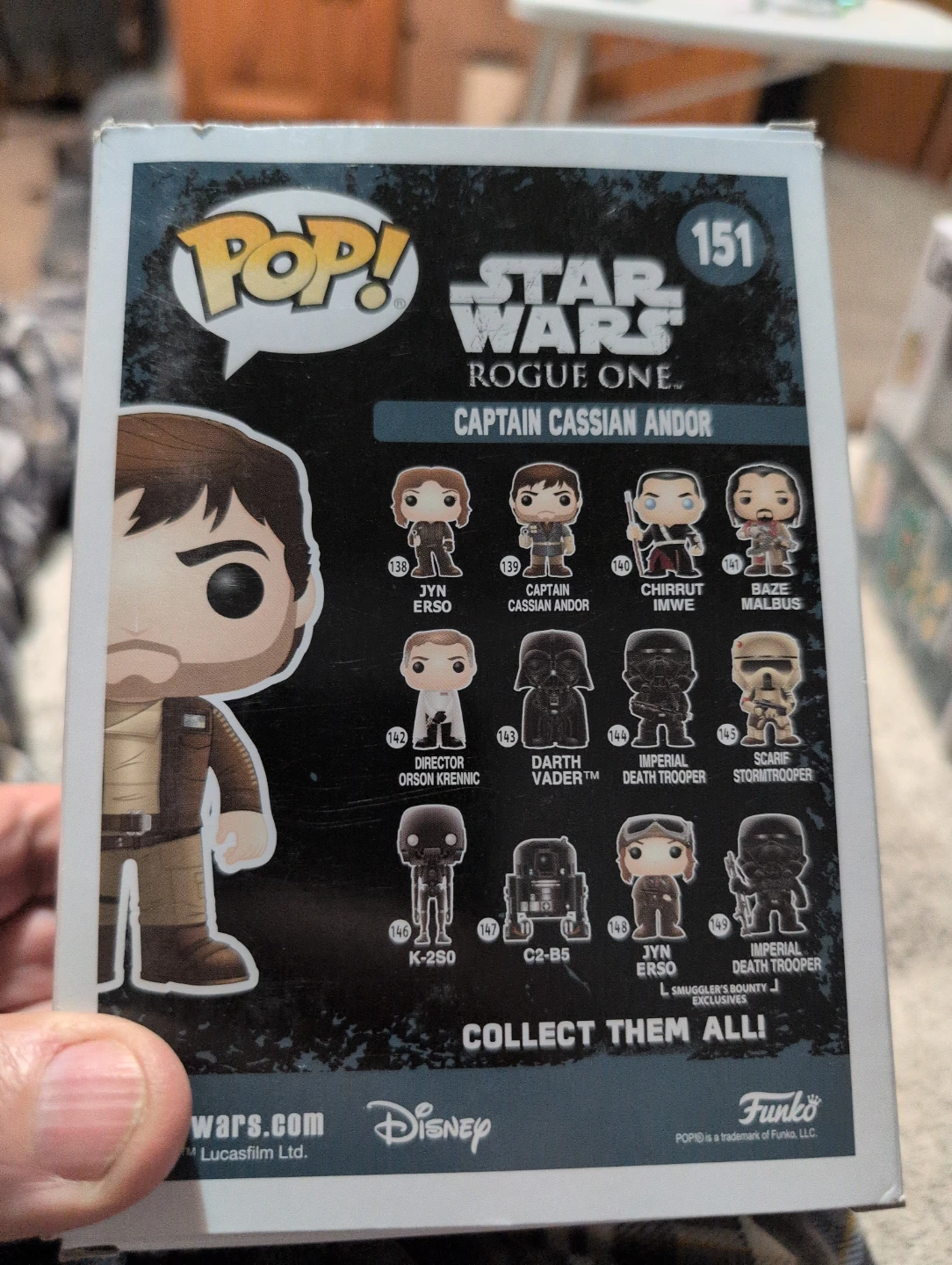 Funko Pop! Star Wars Rogue One Captain Cassian Andor #151 - photo 2