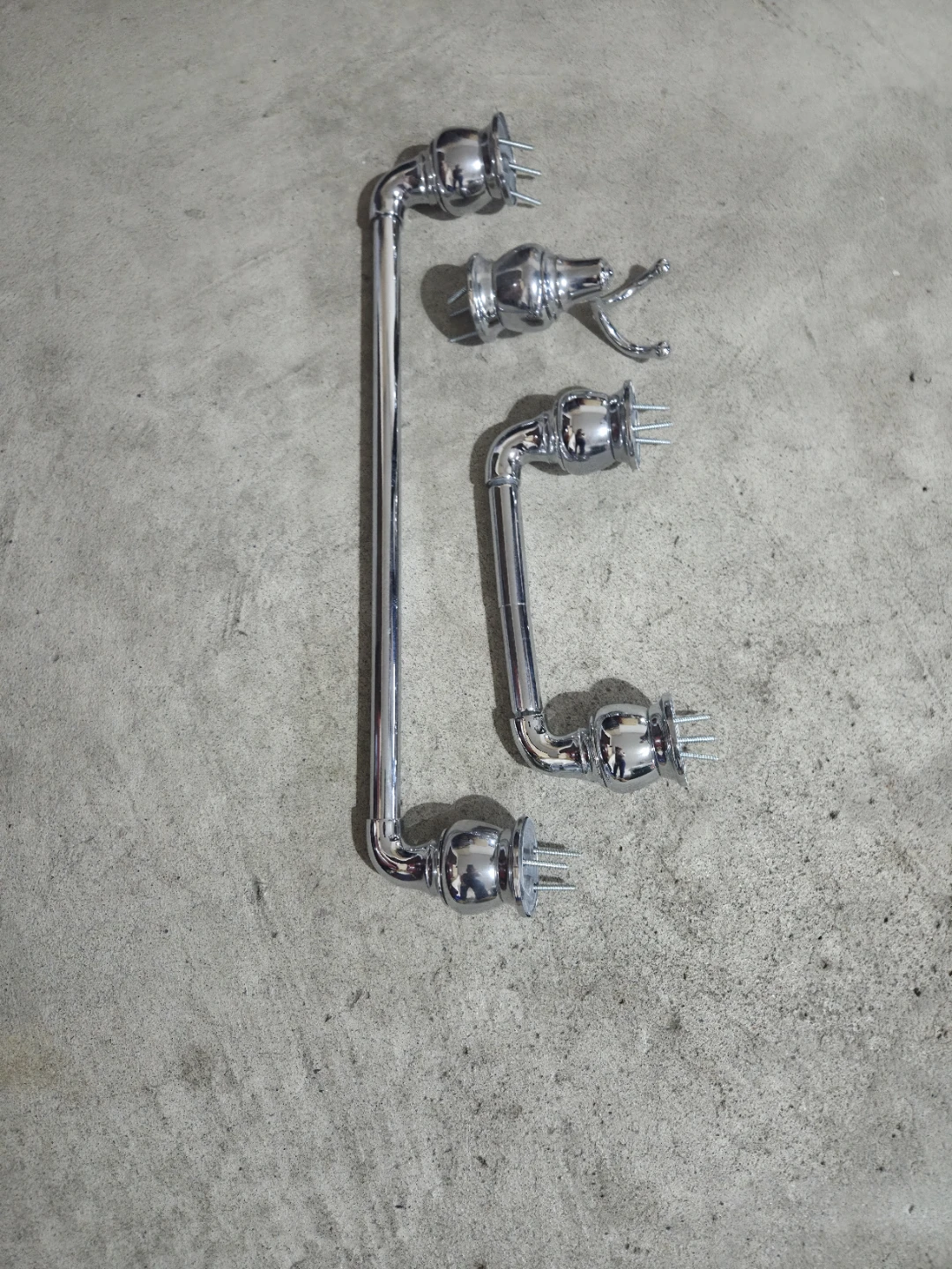Moen Chrome Bathroom Towel Bar and Hook Set - photo 2