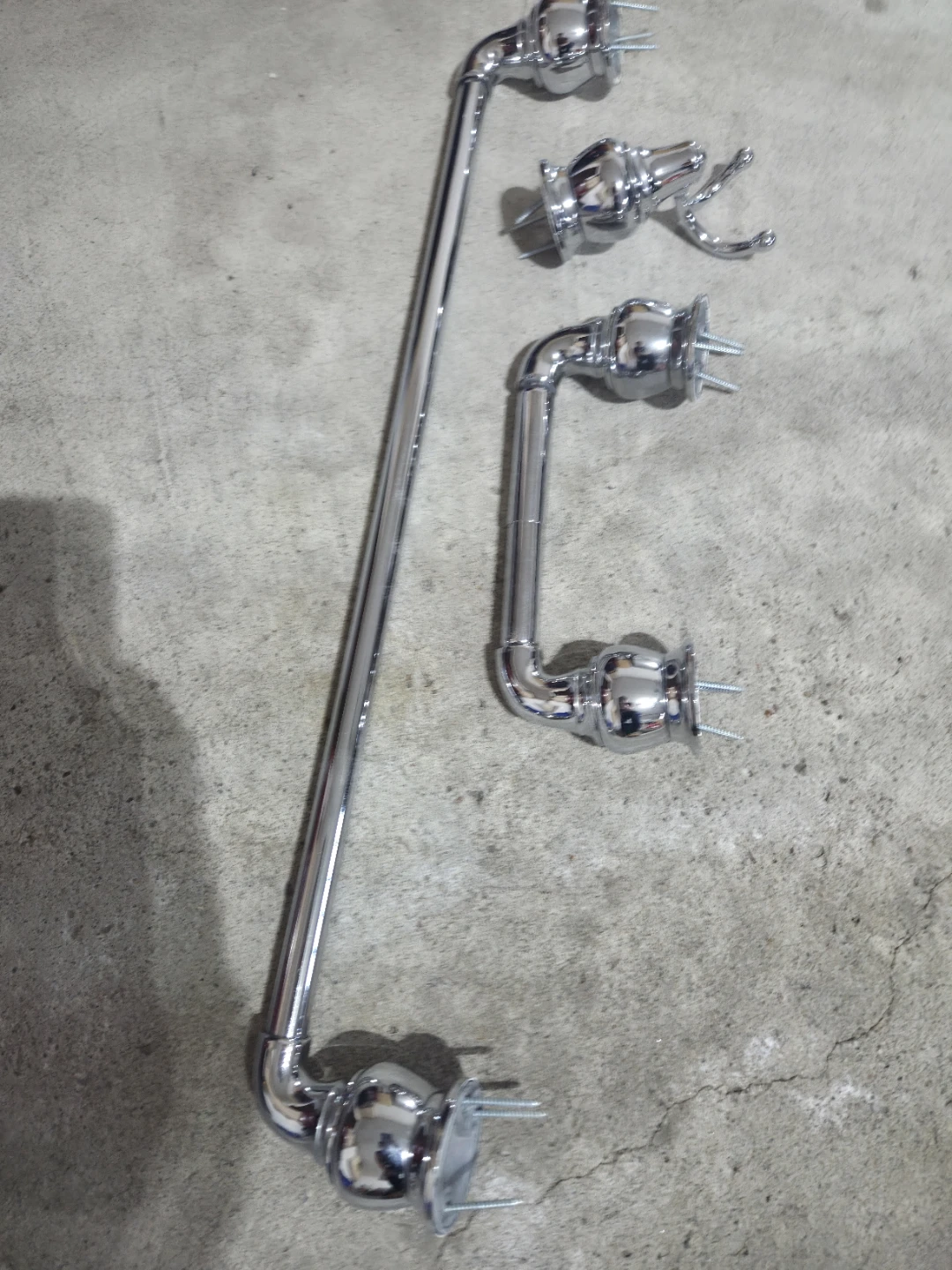 Moen Chrome Bathroom Towel Bar and Hook Set - photo 4