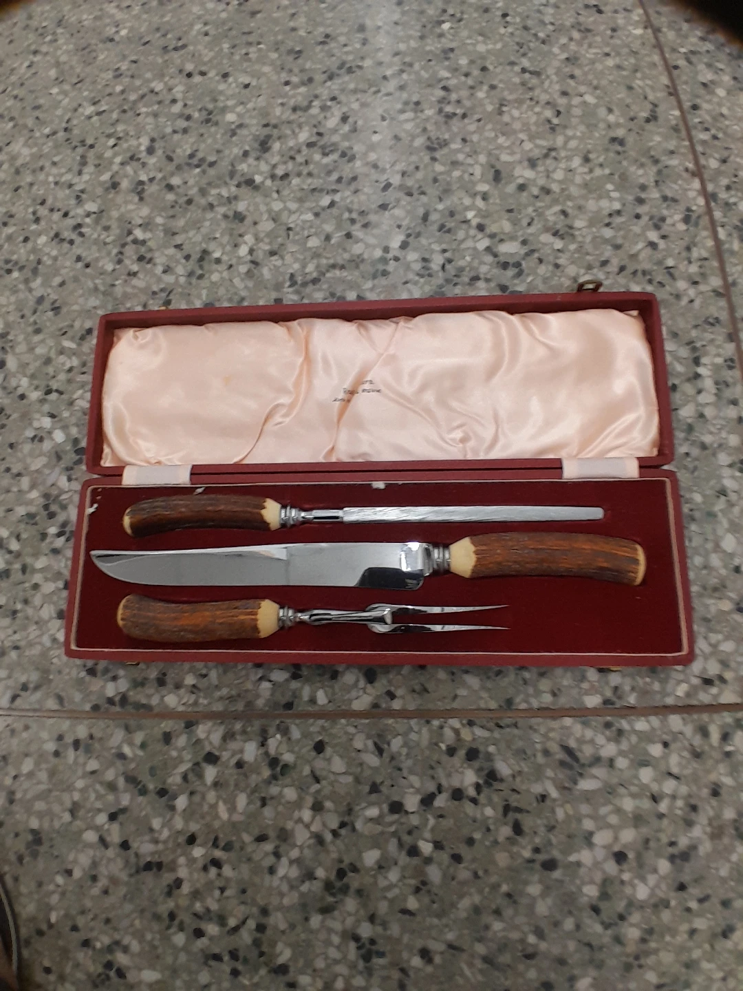 3-Piece Carving Set with Stag Handles - photo 4