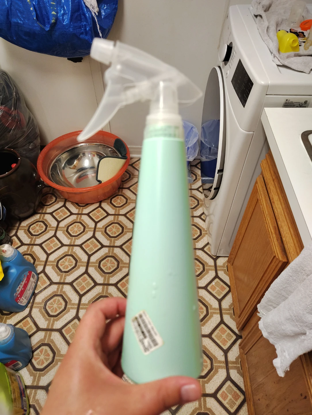 Mint Green Spray Bottle