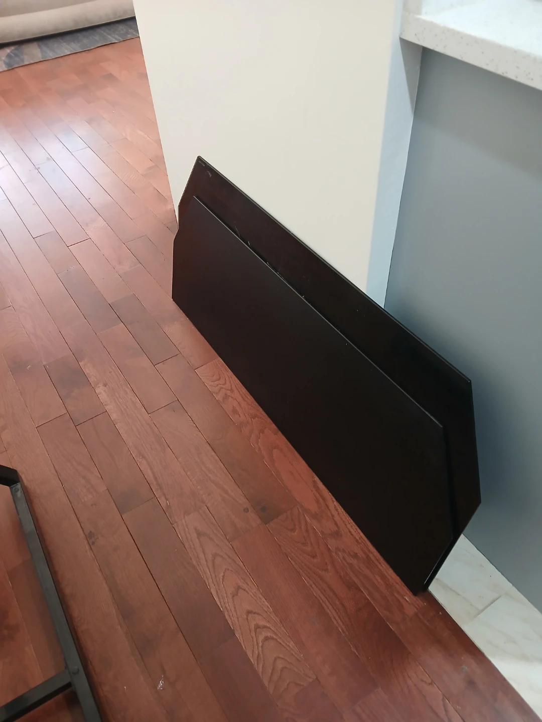 Black Metal TV Stand Mount - photo 2
