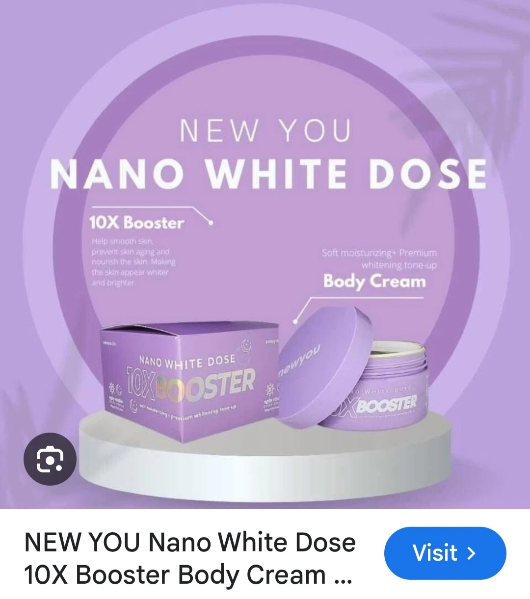 NEW YOU Nano White Dose 10X Booster Body Cream - photo 3