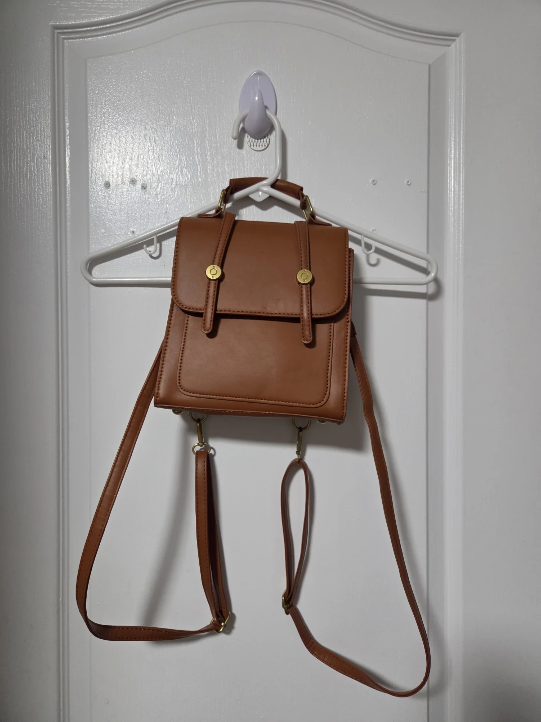 Brown Backpack Purse