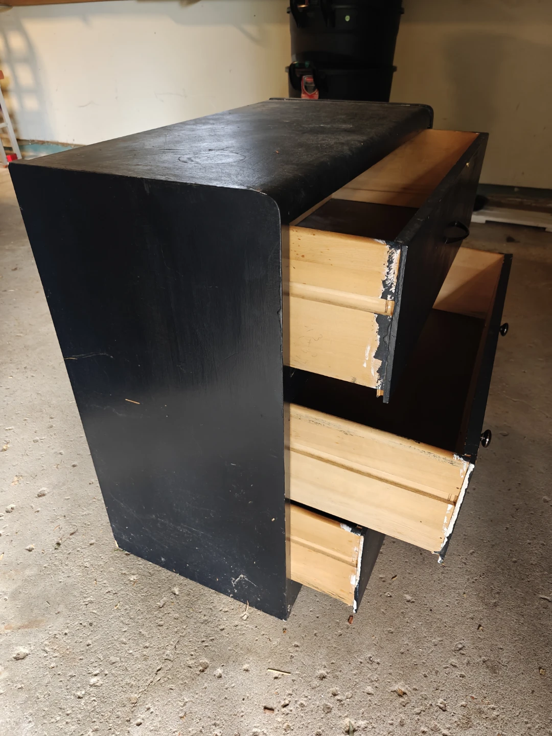 Vintage 3-Drawer Dresser - Dark Blue