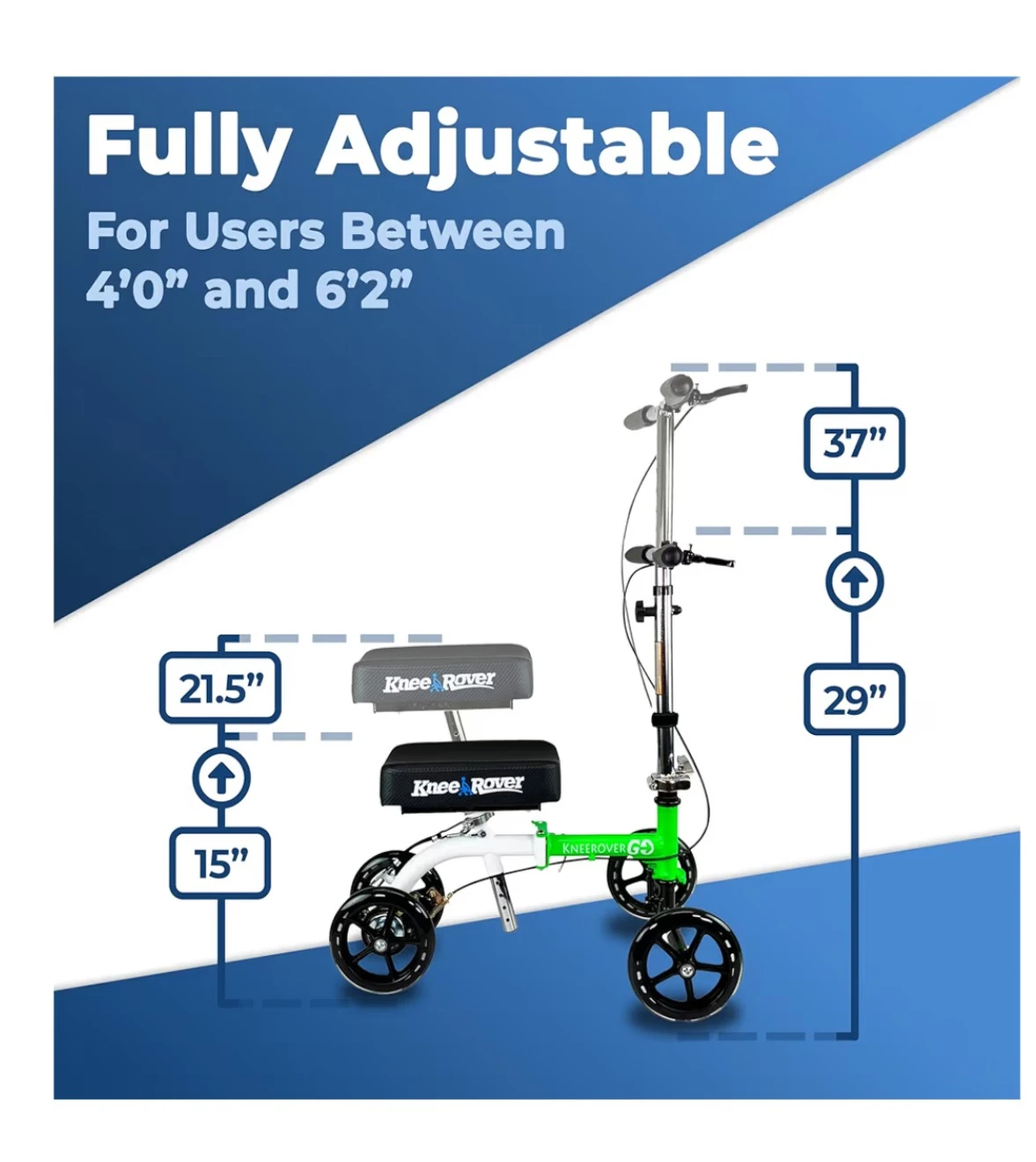 KneeRover GO Knee Scooter Walker - photo 5