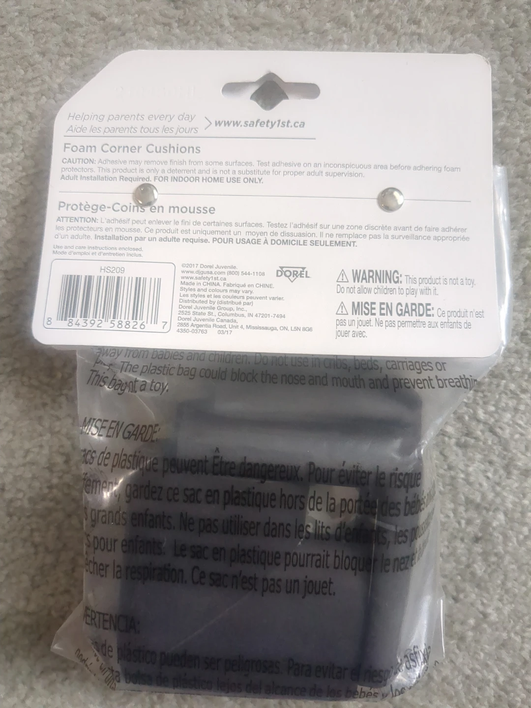 Safety 1st Foam Corner Cushions - 4 Pack