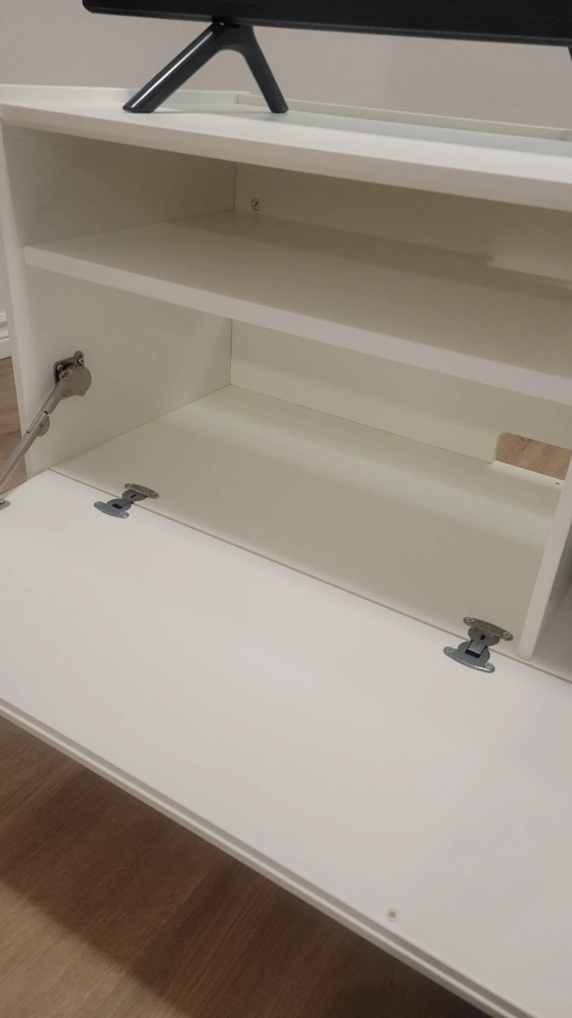 White Media Console / TV Stand - photo 2
